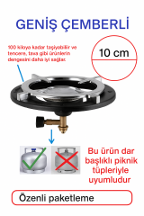 KAMP OCAK AYGAZ BÜRO MEKANİKER MAT SİYAH M195 EAK