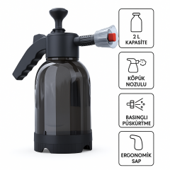2 Litre Köpük Yapıcı Basınçlı Pompa Yeni Nesil Yüksek Basınçlı