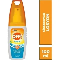 OFF! Sivrisinek Kovucu Losyon 100 ml – 6 Saat Etkili, Yağsız Formül