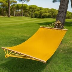 Hamak Çift Kişilik Kumaş Hamak Salıncak Pamuklu Branda Kumaşı bağlama ipli 300 kg 120 x 190 cm