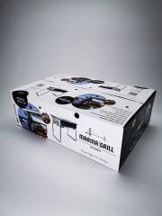 Marina Grill M Kömürlü Portatif Mangal – 35×50 cm Pişirme Alanı • 430 Krom Gövde • Ahşap Kulplu