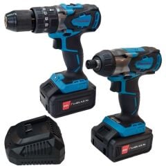 Catpower 5135 20V Kömürsüz Darbeli Matkap Vidalama Seti 350Nm 2x2,0Ah Akülü Özel Taşıma Çantalı