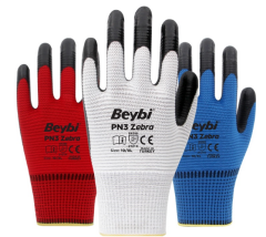 BEYBİ ELDİVEN NİTRİL ZEBRA PN3 NO:10