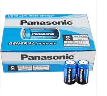 PANASONİC MANGANEZ ORTA (C) PİL 24 ADET