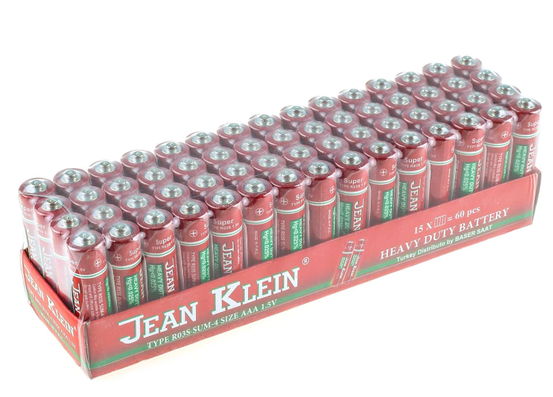 PİL JEAN KLEIN İNCE 60 ADET