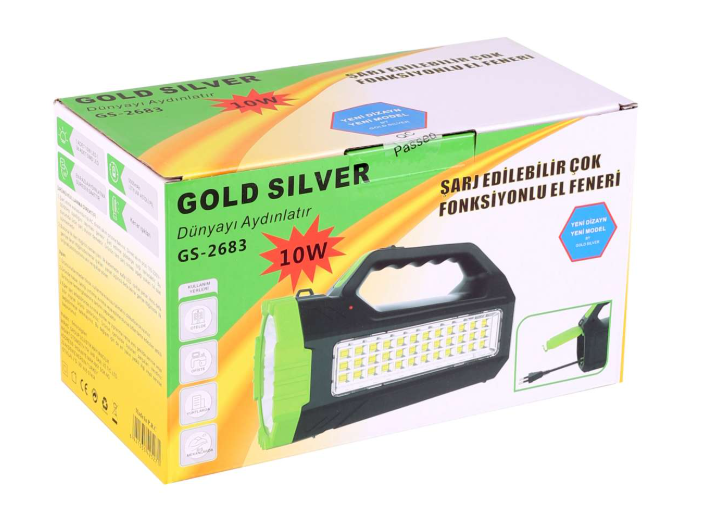 FENER GOLD SİLVER ŞARJLI 10 W SMD+36 GS-2683