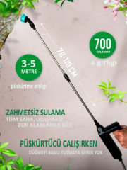 Litolan 5 Lt. Şarjlı Püskürtücü, Zirai Ilaçlama, Sulama Elektrik Pompası