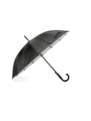 Toptan Şemsiye Unisex Baston Şemsiye 16 Telli Siyah 100 Adet