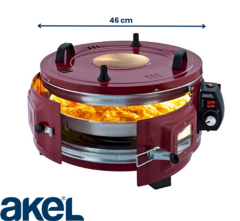 AKEL AF140 STANDART DÖNER TEPSİ VE TERMOSTATLI YUVARLAK FIRIN