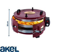 AKEL AF140 STANDART DÖNER TEPSİ VE TERMOSTATLI YUVARLAK FIRIN