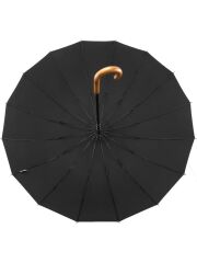 Çelik Tel Baston Şemsiye Rüzgarda Kırılmaz Premium Yağmur Şemsiyesi 16 Tel Kılıflı !