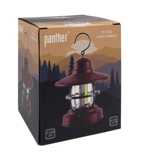 PANTHER KAMP LAMBASI LEDLİ PİLLİ I PT-7722