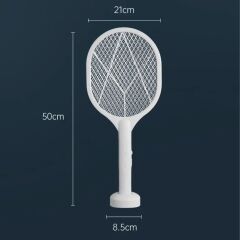 OTOMATİK ŞARJLI SİVRİSİNEK RAKETİ ÇİFT KULLANIMLI UV STANDLI ŞARJLI SİNEK TUZAĞI