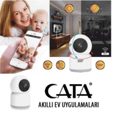 Cata CT-4050 Akıllı IP Kamera Gece Görüşlü FULL- HD 1080P
